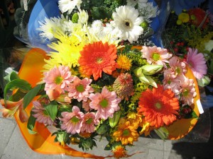 1-9ドイツ　カラフルな花束